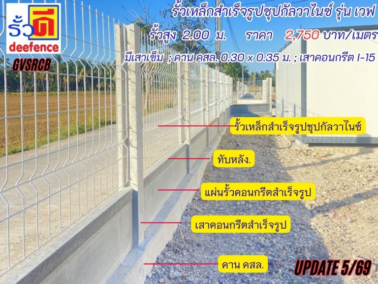 รับติดตั้งรั้ววิหารแดง