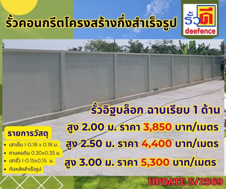 รับทำรั้วครบวงจรเสาไห้